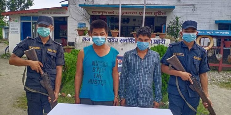 बेलबारीमा ब्राउनसुगरसहित दुई पक्राउ