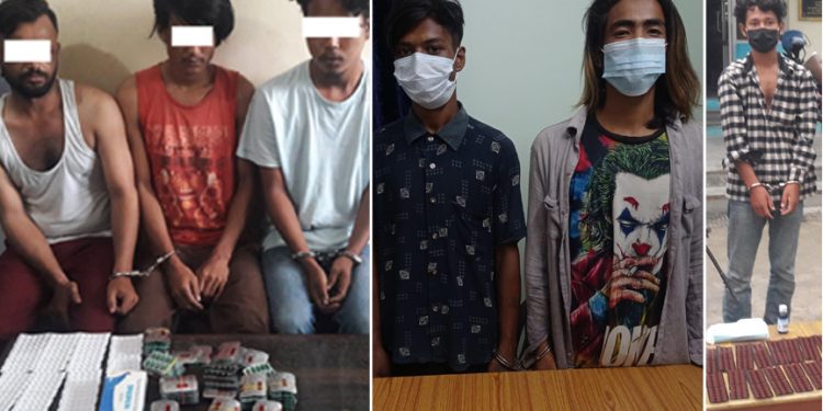 मोरङमा प्रतिबन्धित औषधीसहित ६ जना पक्राउ
