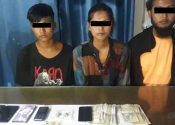 झापामा लागूऔषधसहित तीनजना पक्राउ