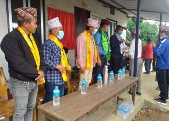 धरानको पत्रङ्बारीमा प्रहरी चौकी भवनको उद्घाटन