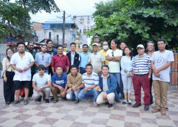 धरानको माछाभौडीमा कविता वाचन