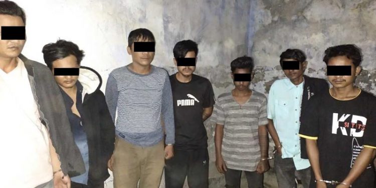 ब्राउनसुगरसहित सातजना पक्राउ