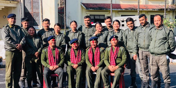 धरानका नौ जना नगर प्रहरीलाई दज्र्यानी चिन्ह प्रदान