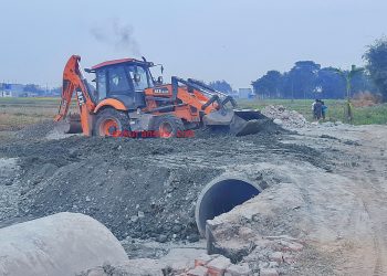 इटहरीका मेयर द्वारिकलाल चौधरीको जग्गा ‘प्लटिङ’ गर्न उपमहानगरको जेसीबी