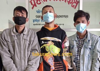 इटहरीका तीनजना युवा लागूऔषधसहित पक्राउ