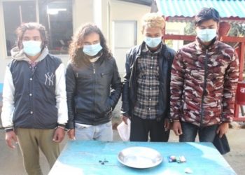 ब्राउनसुगरसहित चारजना पक्राउ