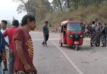चतरामा दुईवटा मोटरसाइकल ठोक्किएर दुर्घटना हुँदा एक पुरुषको घटनास्थलमै मृत्यु