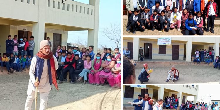खोटाङमा चेतनामूलक सडक नाटक ‘बोध’ मञ्चन