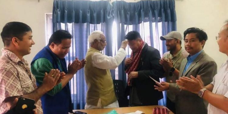 लिम्बूवानका पहिलो सांसद राजकुमार लिम्बू लोसपामा प्रवेश