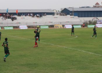 इटहरी गोल्डकप : आयोजकलाई पराजित गर्दै त्रिभुवन आर्मी उद्घाटन खेलमा विजयी