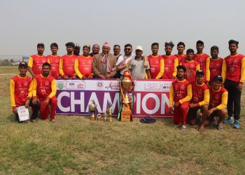 प्रथम टि–२० मेयर कप क्रिकेट प्रतियोगिता राजविराजले जित्यो 