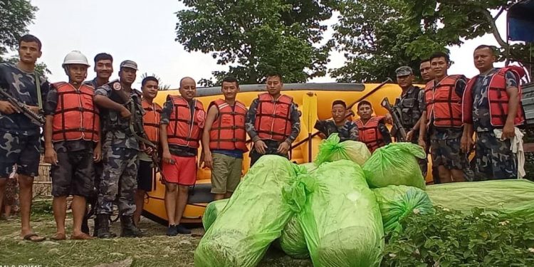 ​​​​​​​सुनसरीमा बालुवाभित्र लुकाएर राखेको ३ सय ५० केजी गाँजा फेला