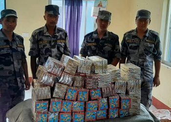 झण्डै डेढ लाख बराबरको पटाका बरामद