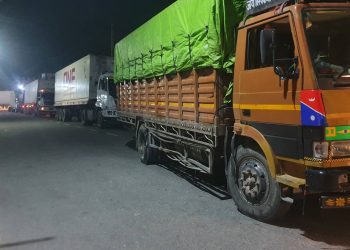 विराटनगरमा चाइनिज स्याउ बोकेको आठ वटा गाडी प्रहरी नियन्त्रणमा