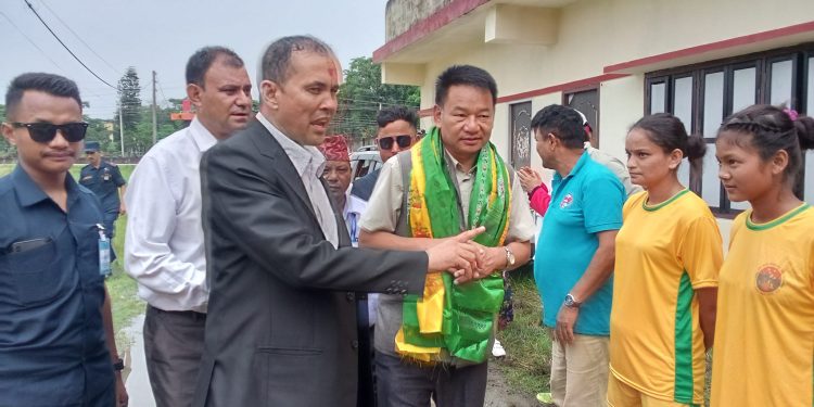 तेक्वान्दो प्रतियोगिताको सामाजिक विकास मन्त्री राजन राईद्दारा उद्घाटन