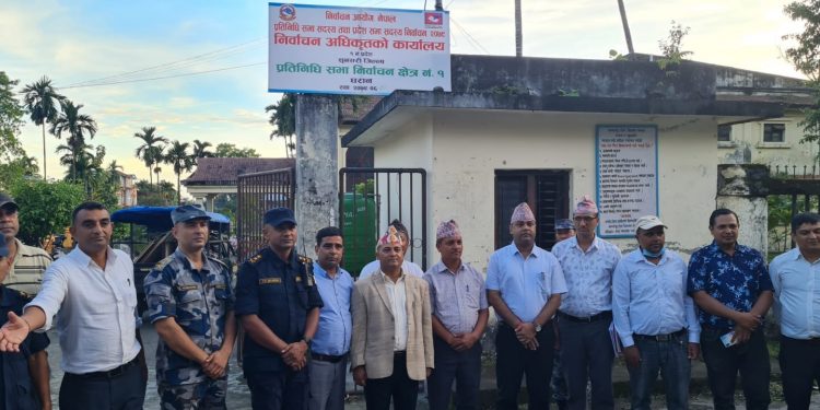 सुनसरीका चारवटै क्षेत्रमा निर्वाचन अधिकृतको कार्यालय स्थापना