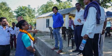 चुनावी एजेण्डा सुनाउँदै घरदैलोमा भगवती चौधरी, भन्छिन्, ‘षड्यन्त्र गरेर चुनाव जित्छु भन्ने नसोचे हुन्छ’