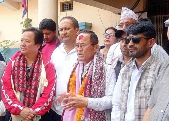 मोरङ क्षेत्र नं. ३ (क) मा कांग्रेसका शेखरचन्द्रको निधन भएपछि मानबहादुरले गरे मनोनयन दर्ता