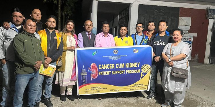 जनसहयोग माविका कार्यालय सहयोगी च्याङ्बालाई लायन्स क्लबद्वारा आर्थिक सहयोग