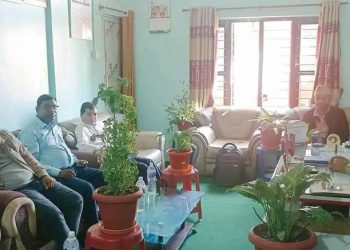निर्माणाधीन बाङ्गे–धरान सडकमा गुणस्तरीय काम गर्न मेयर कार्कीको निर्देशन