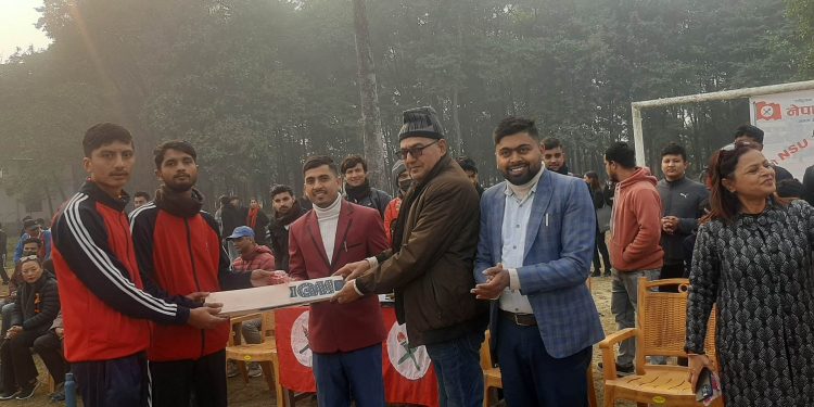 नेविसंघ जनता बहुमुखी क्याम्पसद्वारा क्रिकेट प्रतियोगिता सुरु, उद्घाटन खेलमा आयोजक र विश्व आदर्श विजयी