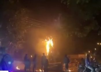 मोरङको सुन्दरहरैंचा वार्ड नं ४ जब्दीमा आगलागी
