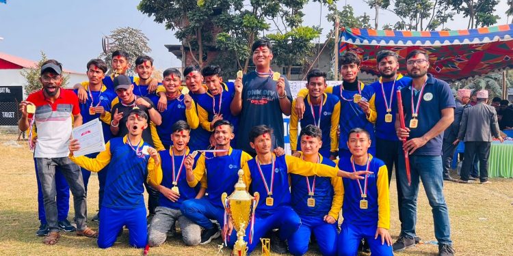 हिसान सुनसरी : क्रिकेटको उपाधी कस्तुरी कलेजलाई