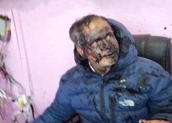 धनकुटामा यातायात कार्यालय प्रमुखलाई कालोमोसो