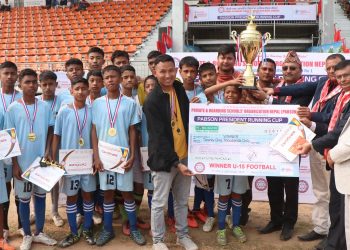 प्याब्सन प्रदेश १ ‘प्रेसिडन्ट रनिङ कप’को उपाधी मोरङको जुपिटरलाई