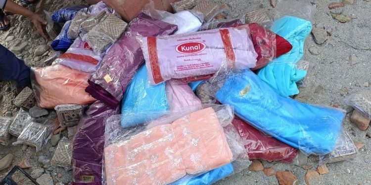अवैध सामान बरामद