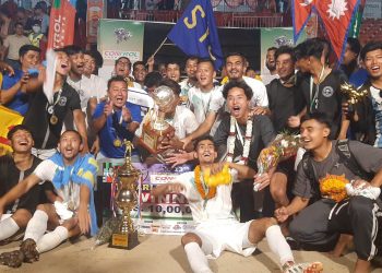 इटहरी गोल्डकपको उपाधि सगरमाथा युथ क्लबले चुम्यो