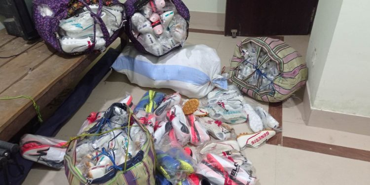 अवैध सामान बरामद