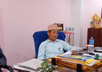 काठमाडौँ गएर धरानका मेयर हर्क साम्पाङले मागे एक सय योजनाका लागि बजेट