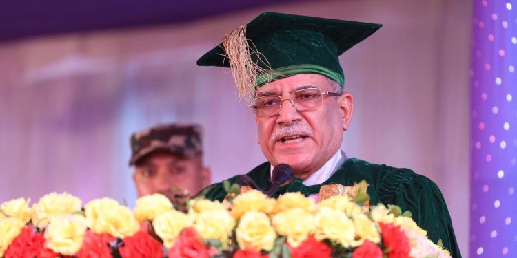 सुन्दरहरैँचा आएर प्रधानमन्त्री प्रचण्डले भने, ‘पूर्वाञ्चल विश्वविद्यालयमा मेडिकल कलेज सञ्चालन गर्न सरकार प्रतिबद्व छ’ (तस्वीरहरूसहित)