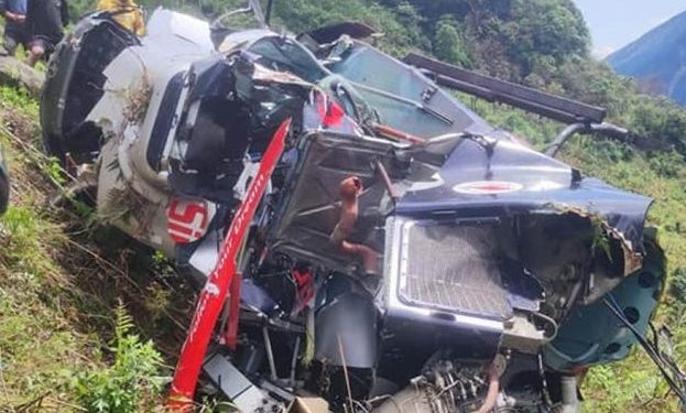 संखुवासभामा हेलिकोप्टर दुर्घटना