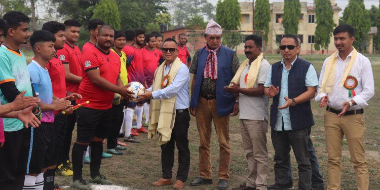 नेविसंघ पू.वि.इन्भाइरोमेन्ट फरेस्टी इकाई समितिद्वारा अन्तर कलेजस्तरीय फुटबल प्रतियोगिता सञ्चालन