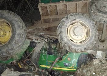 ताप्लेजुङमा ट्याक्टर दुर्घटना हुँदा सहचालकको मृत्यु