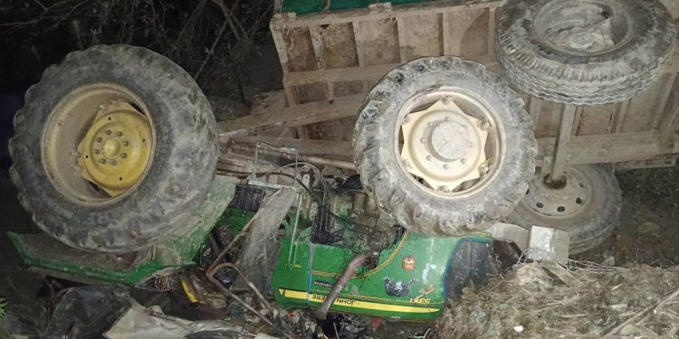 ताप्लेजुङमा ट्याक्टर दुर्घटना हुँदा सहचालकको मृत्यु