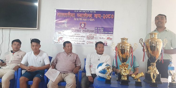 तालतलैयामा फुटबल प्रतियोगिताको तयारी