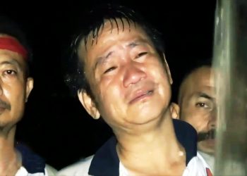 कोकाहा नदीको पानी धरान आइपुग्यो, भावविह्ल बने मेयर हर्क साम्पाङ