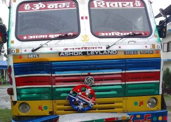मोरङमा ट्रकको ठक्करबाट अटो चालकको मृत्यु