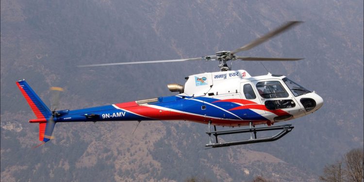 सोलुखुम्बुको लम्जुरामा मनाङ एयरको हेलिकोप्टर दुर्घटना