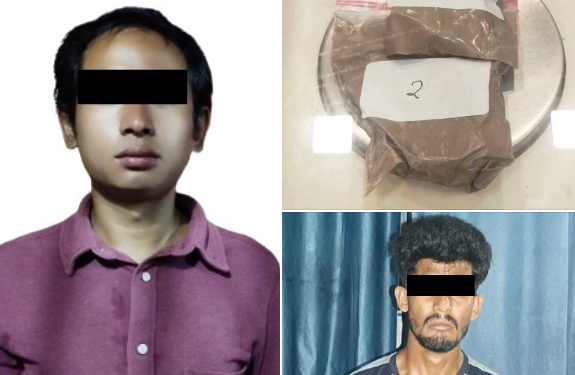 लागूऔषधसहित दुई पक्राउ