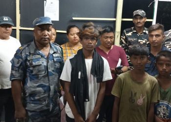 काँकडभिट्टा नाकाबाट तीन बालकको उद्धार