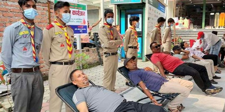 इटहरीमा ६३ पिन्ट रगत संकलन