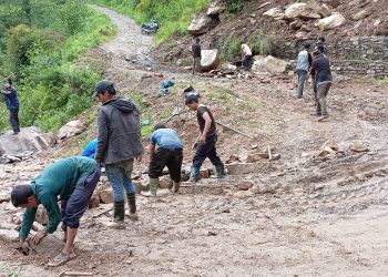 श्रमदानको चलन पुनः ब्युँतिदै
