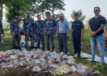 नौ लाख बराबरको पटाका बरामद गरी नष्ट
