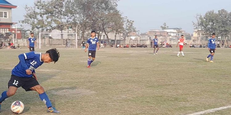 स्व. कृष्णप्रसाद भट्टराई स्मृति कोसी प्रदेशस्तरीय फुटबल : उद्घाटन खेलमा तेह्रथुम विजयी