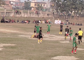 स्व. कृष्णप्रसाद भट्टराई स्मृति कोसी प्रदेशस्तरीय फुटबल : ट्राइबेकरमार्फत दमक सेमिफाइनलमा