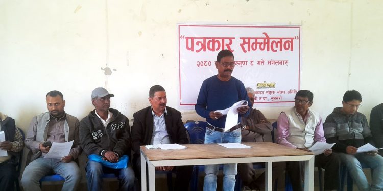 ६ लेन सडक : दुहबीमा विकल्प नरोजे सरकारविरुद्ध आन्दोलनमा उत्रने स्थानीयको चेतावनी